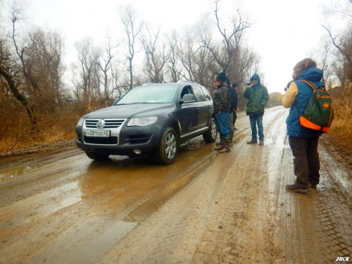 Беседа на повышенных тонах с одним из владельцев участков на Зеленом острове